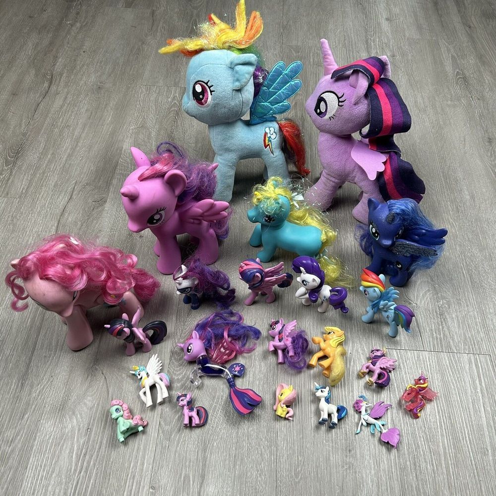 Hasbro My Little Pony Various Sz 2-11"Plush, Brushable & More Figures Lot of‎ 22 - Picture 7 of 8